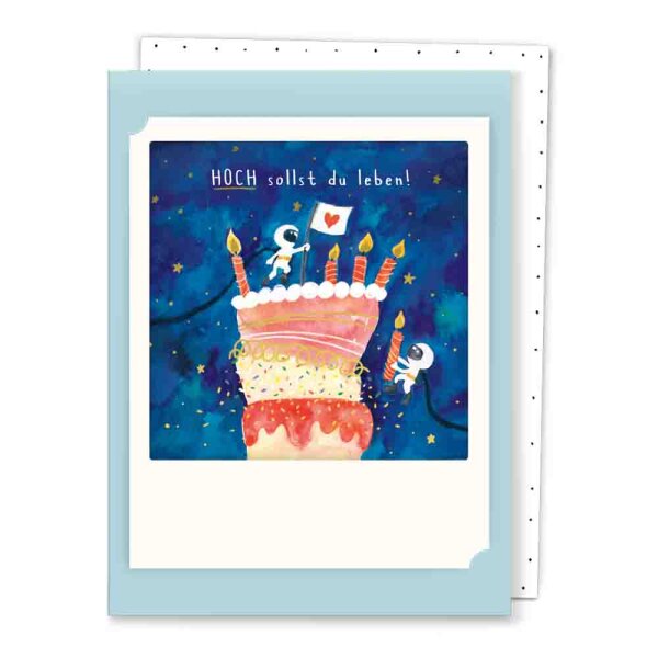 birthday cake outer space