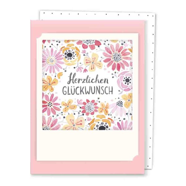 blumiger glückwunsch