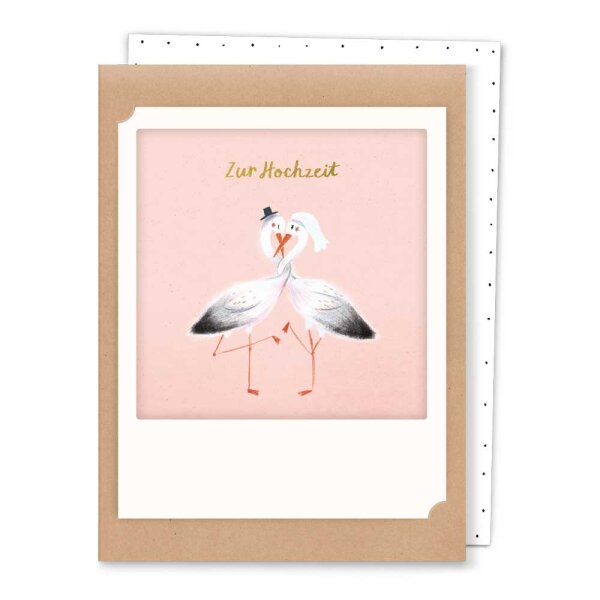 zur hochzeit störche